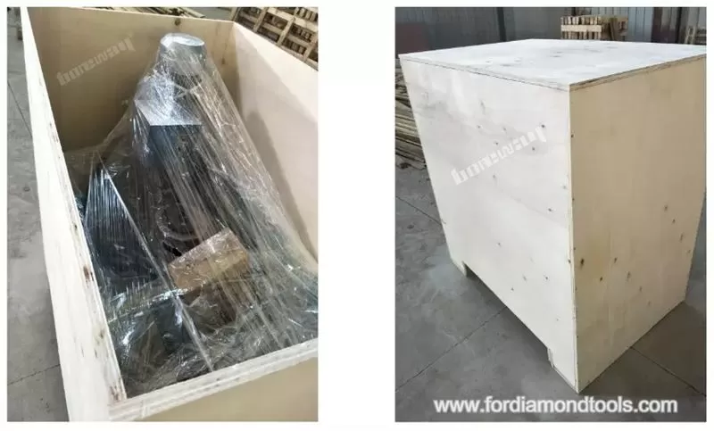 Automatic hammer machine for removal of useless segments.