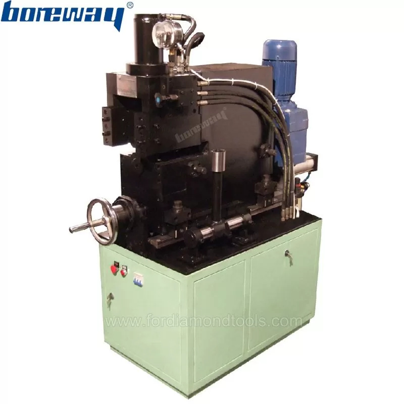 Tension correction machine for diamond gang saw