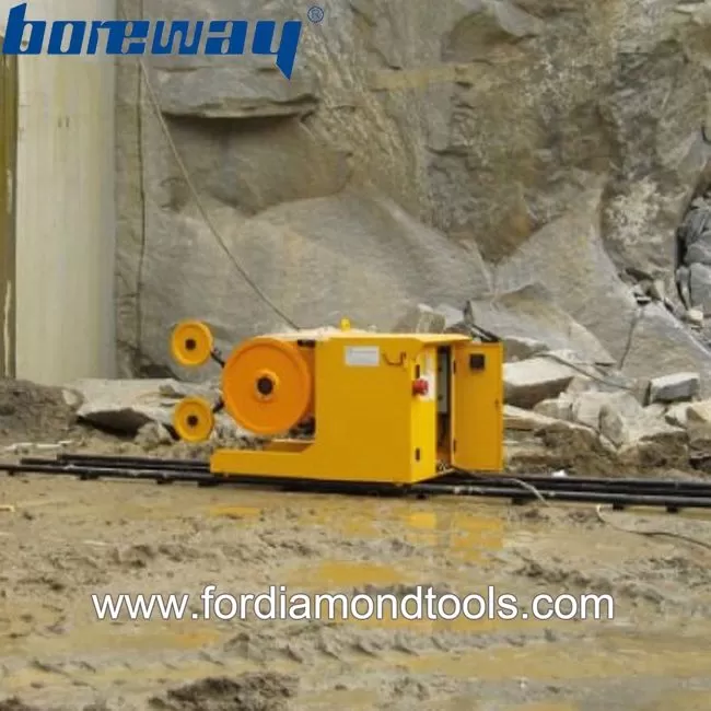 Diamod wire saw machine for stone cutting Granite and marble quarry usage -7