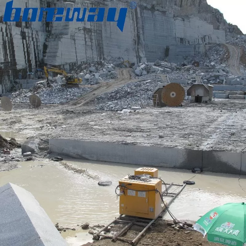 Diamod wire saw machine for stone cutting Granite and marble quarry usage -3