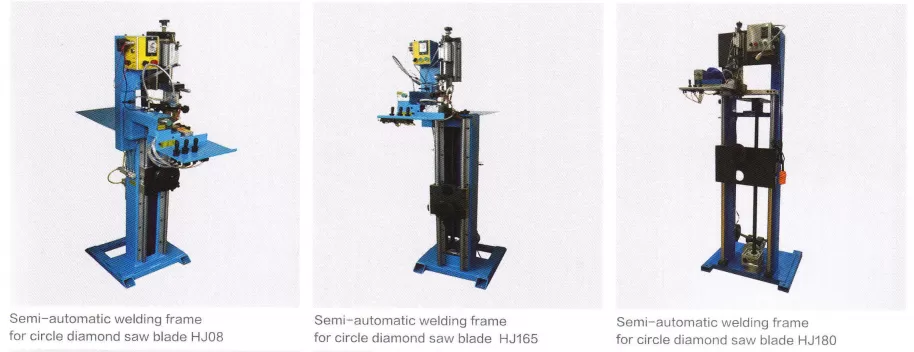 semi automatic welding frame for diamond saw blade
