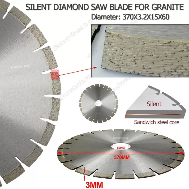 silent diamond saw blade