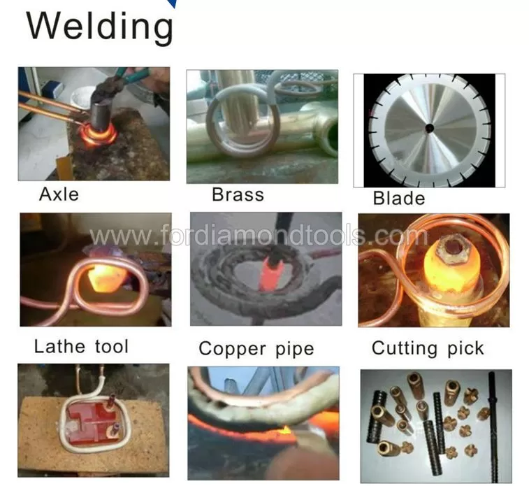 high frequency induction heating welding machine welding material